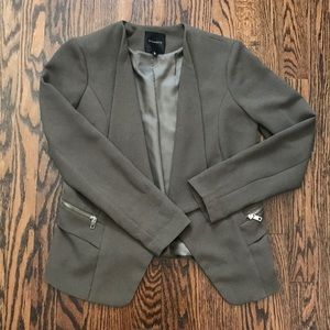 Army green blazer